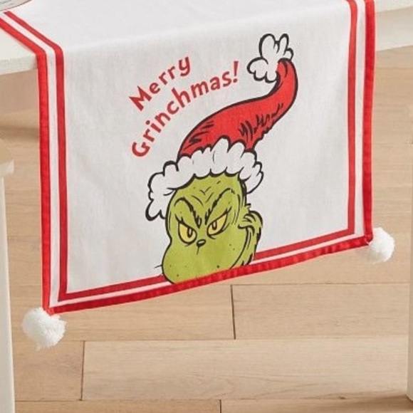 Pottery Barn Dining Pottery Barn Grinch Table Runner New Poshmark